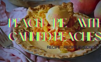 Peach Pie with Canned Peaches Recipe