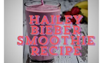 Hailey Bieber Smoothie Recipe